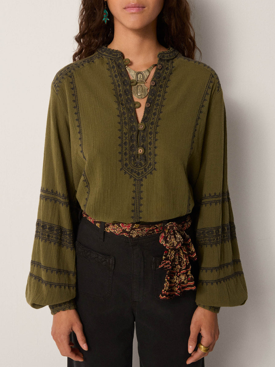 Renato Blouse - Orissa Moss – Maison Hotel