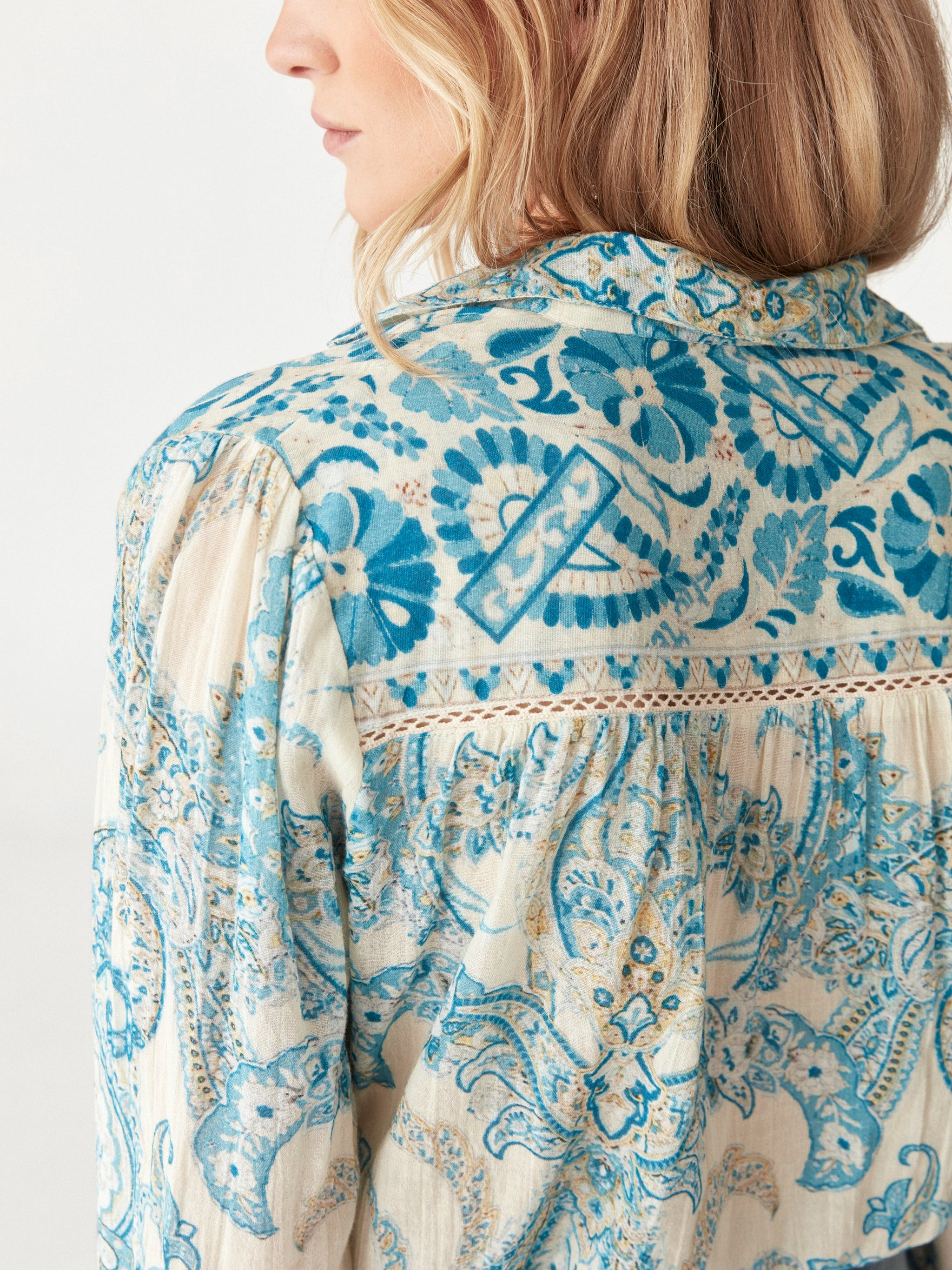 予約販売】Hope / deres thomas maison cotton drape blouse