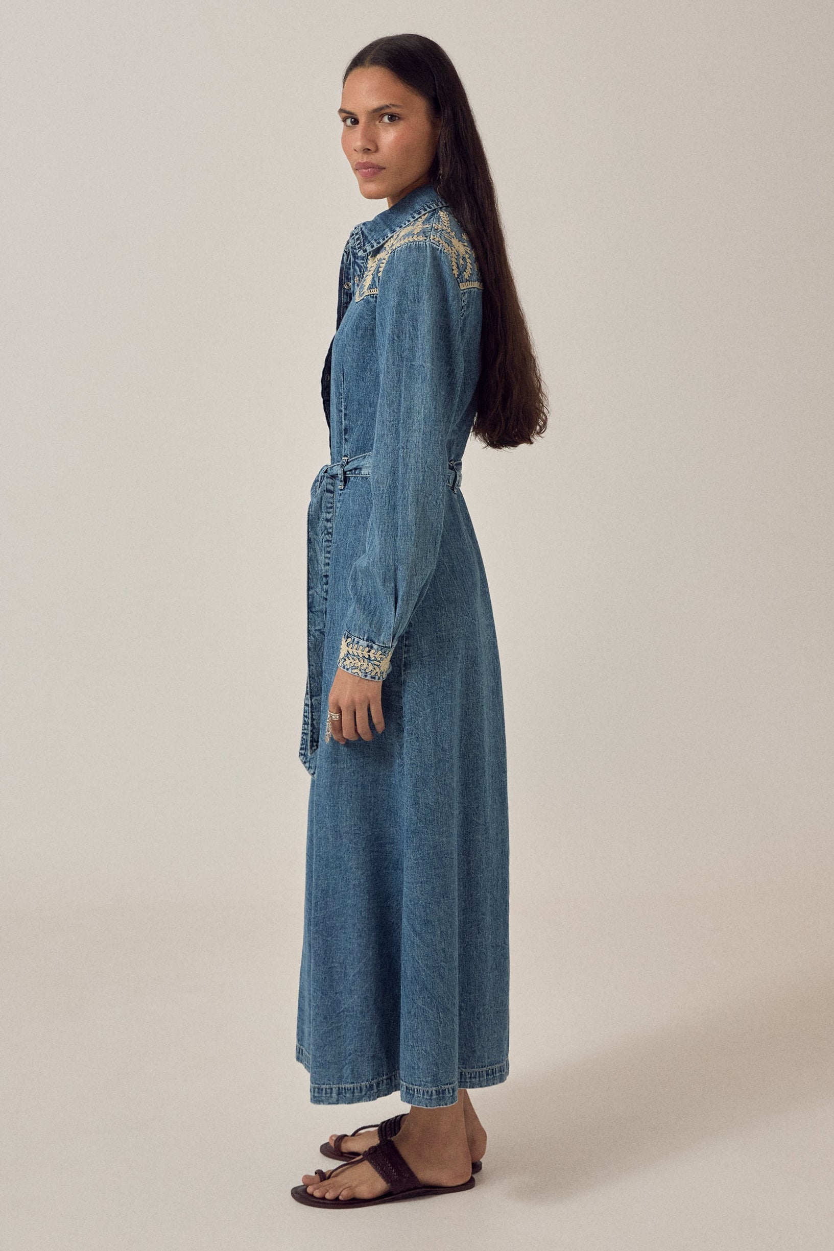 blue dress 6 9 months Traces of Me Veronica Roheda Dress in Blue Haze