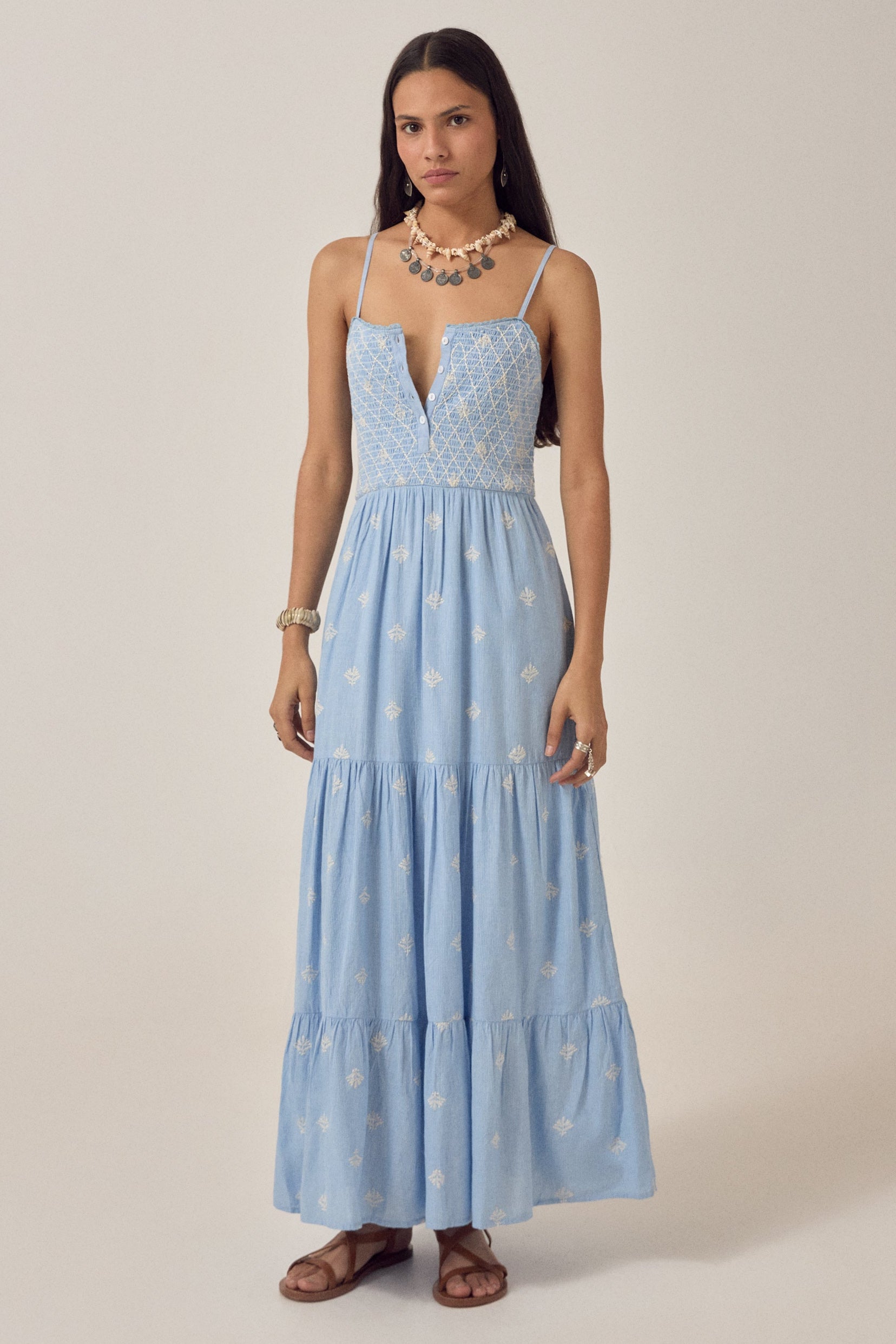 etta maxi dress navy Etta Sleeveless Dress M