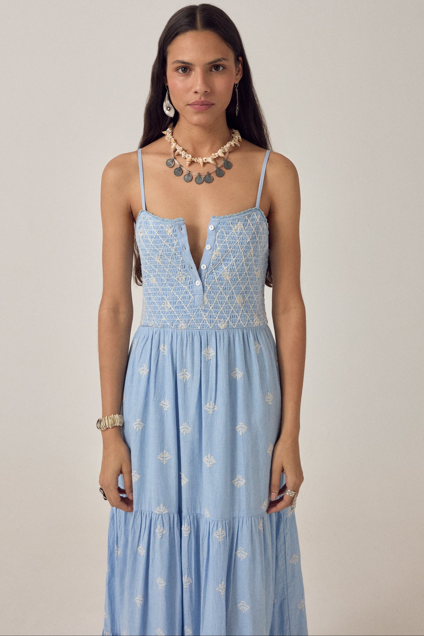 etta maxi dress navy Etta Sleeveless Dress M