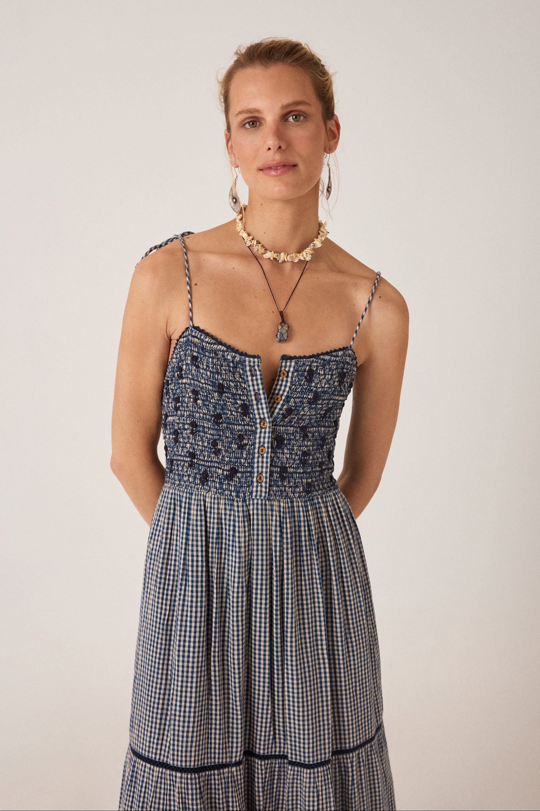 Carmela Strapless Dress L