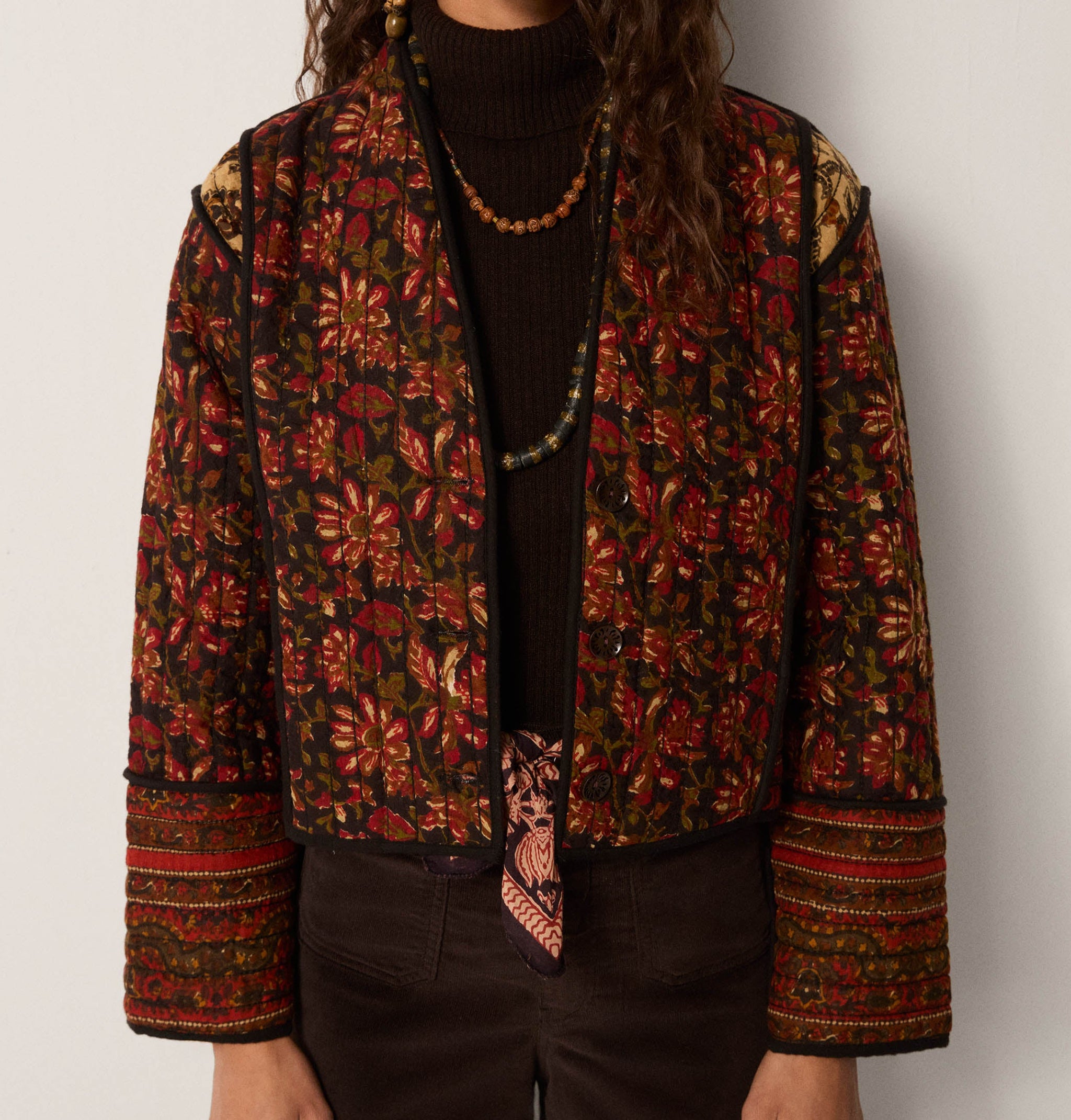 Isabelle Jacket - Autumn Leaves – Maison Hotel