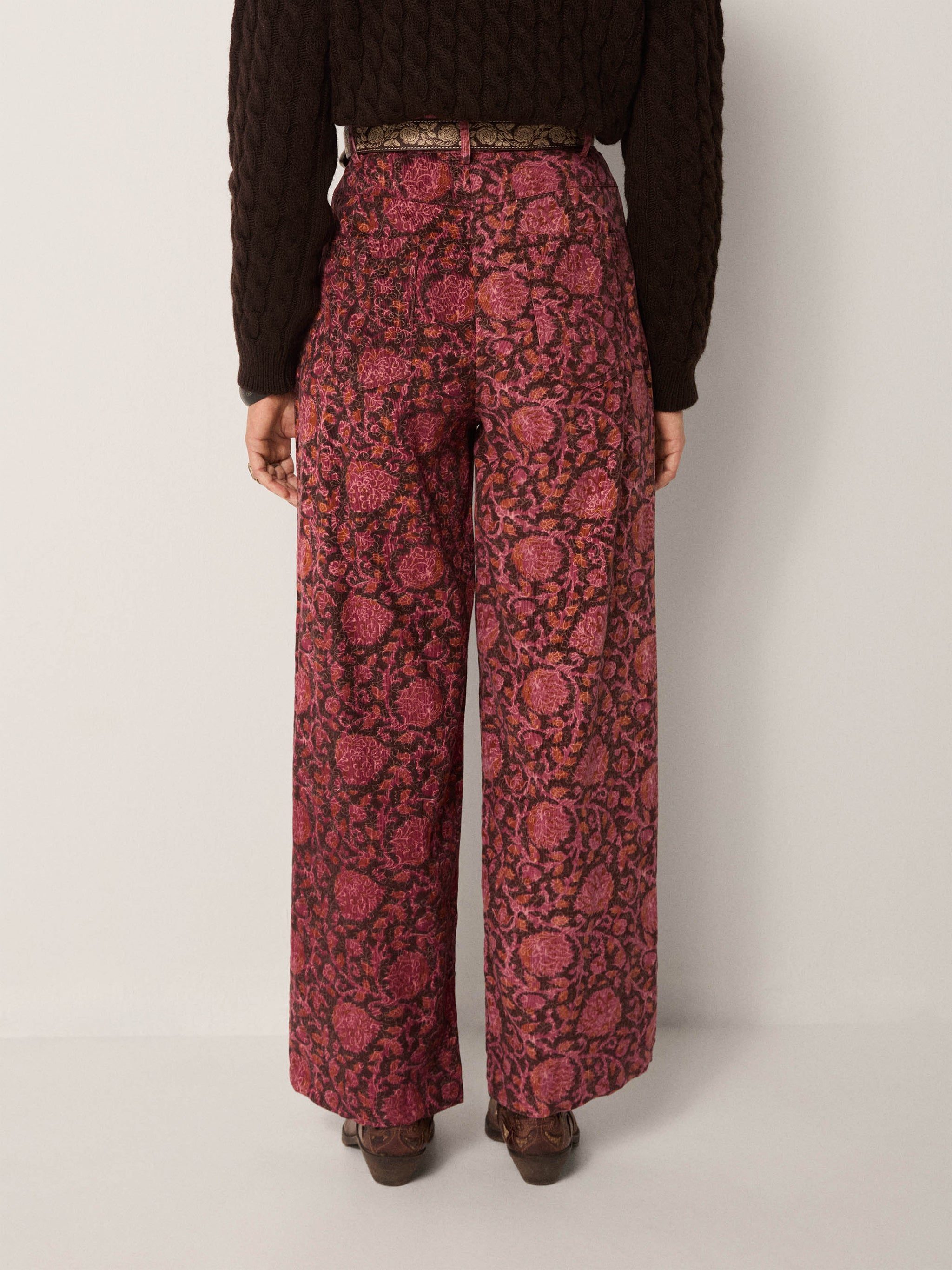 レッグウェア 90 House on the Hill Flower Stripe Pants レッグウェア 90 House on the Hill Flower Stripe Pants