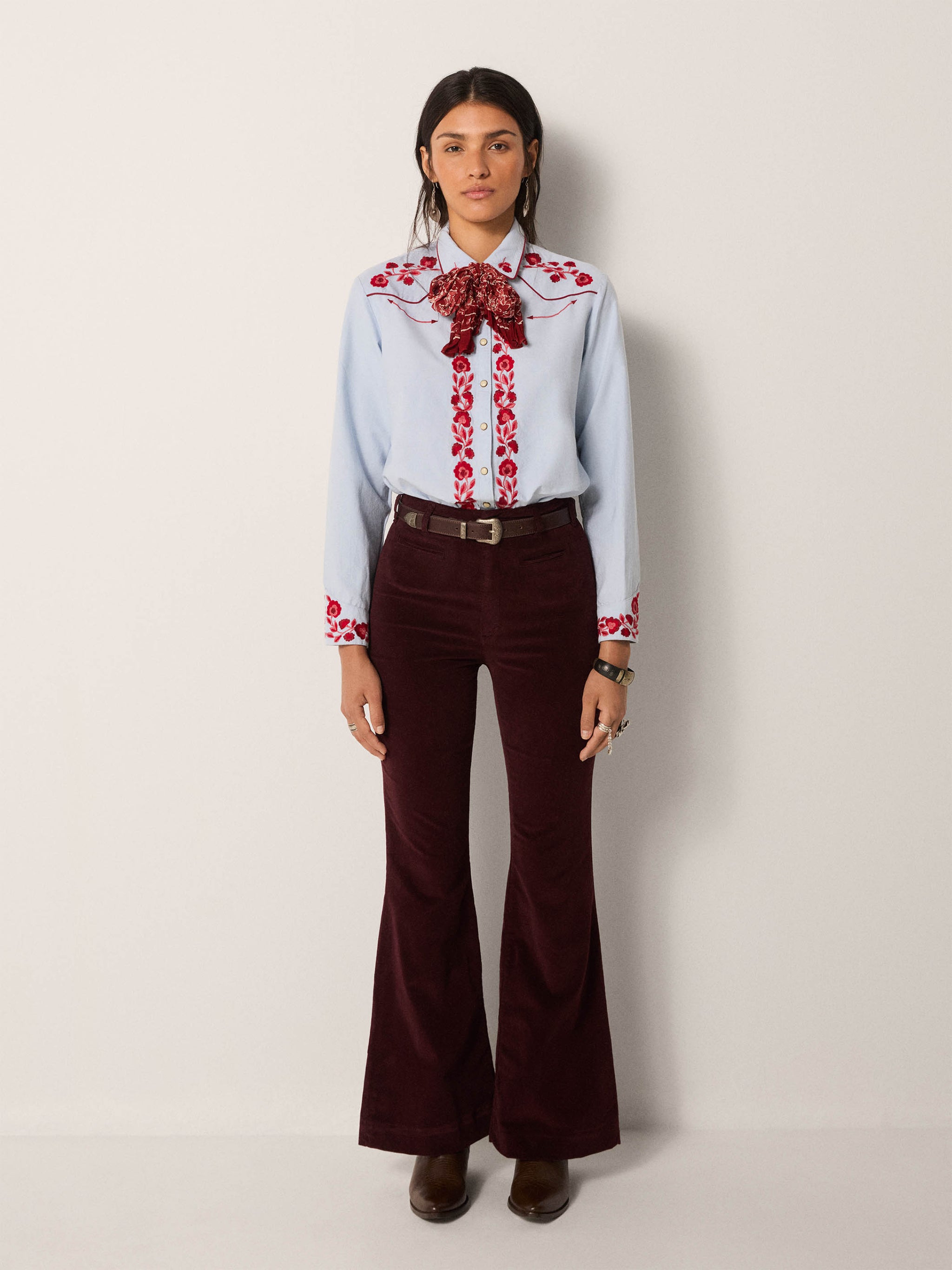RIKO / リコ | BB blouse BBブラウス | F | ブラック/ホワイト 
