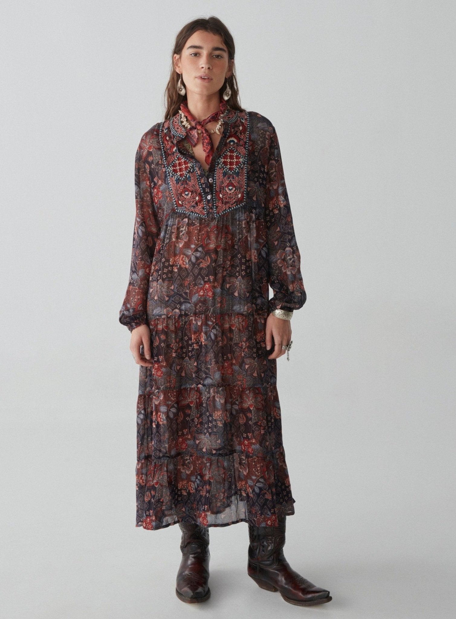 Adriana Dress - Jawaian Sunset - Maison Hotel