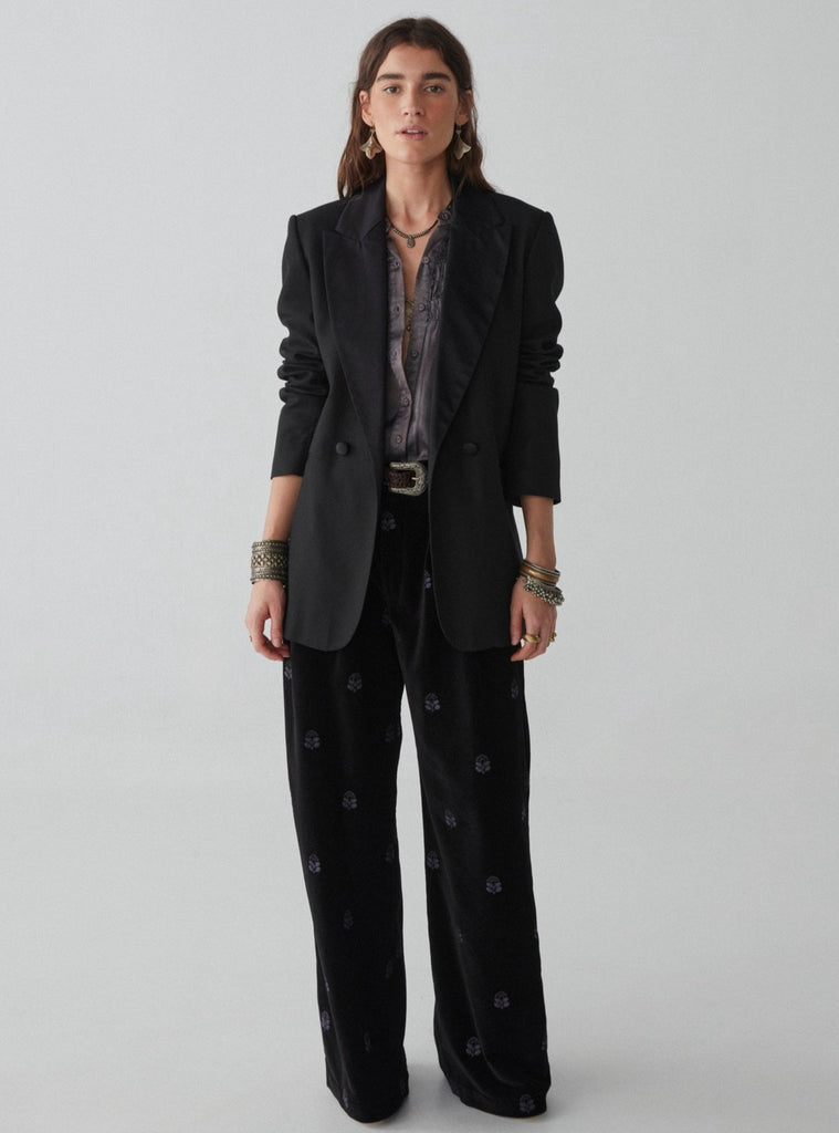 Aida Blouse - Opera Grape - Maison Hotel
