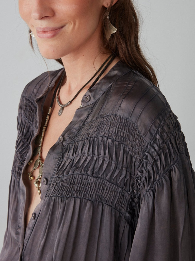 Aida Blouse - Opera Grape - Maison Hotel