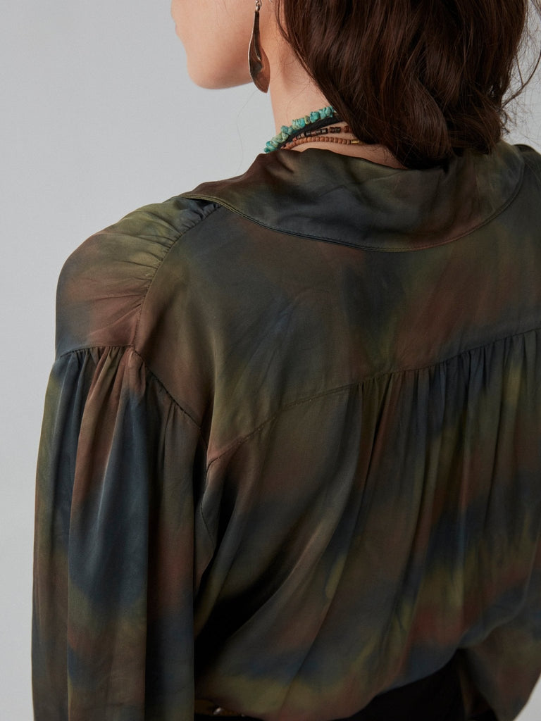 Aksel Blouse - Bright Sky - Maison Hotel