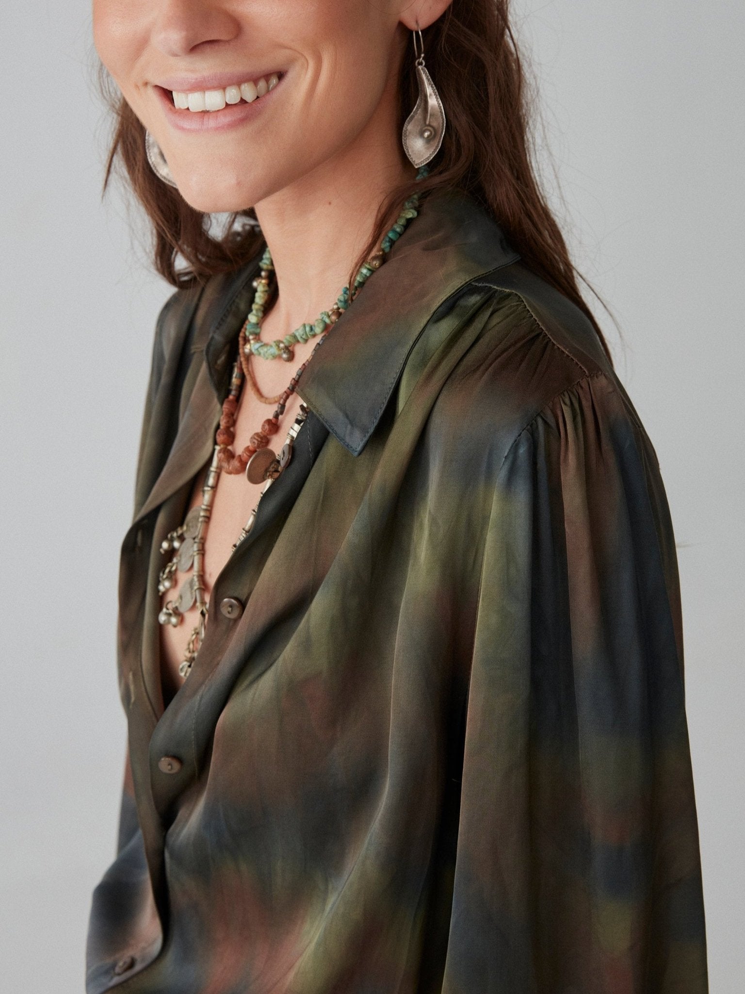 Aksel Blouse - Bright Sky - Maison Hotel