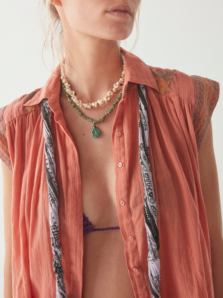 Alicia Blouse - Ischia Rust - Maison Hotel