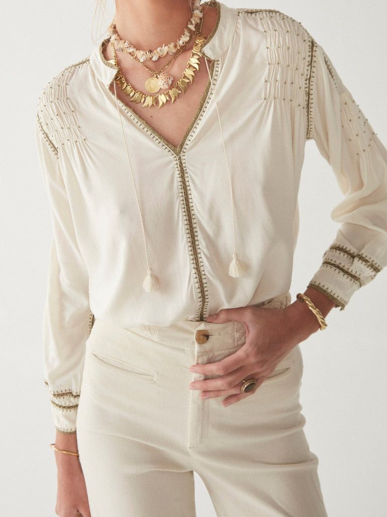 Asha Blouse - Positano Caki - Maison Hotel