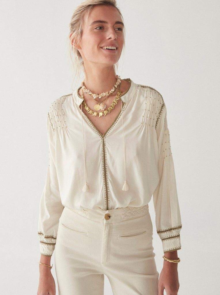 Asha Blouse - Positano Caki - Maison Hotel