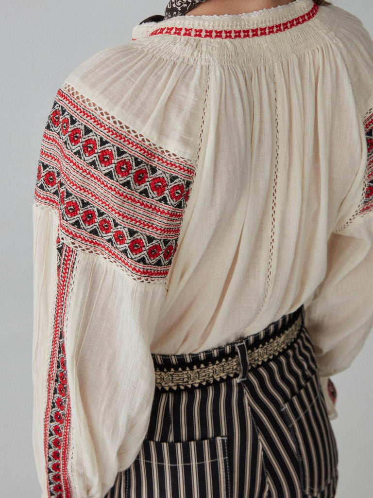 Audrey Blouse - Bohemian Rhapsody - Maison Hotel