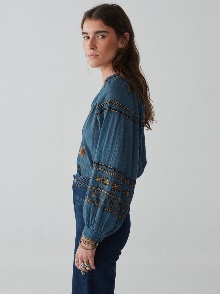 Audrey Blouse - Dipinto Di Blu - Maison Hotel