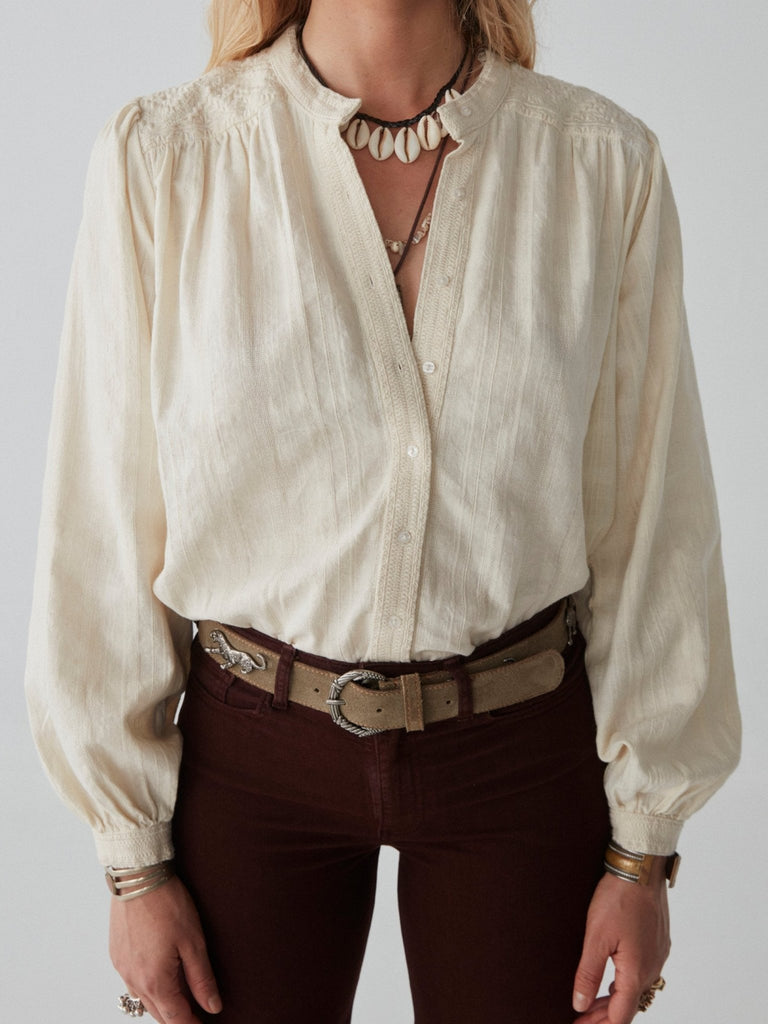 Beth Blouse - Damusi Shell - Maison Hotel