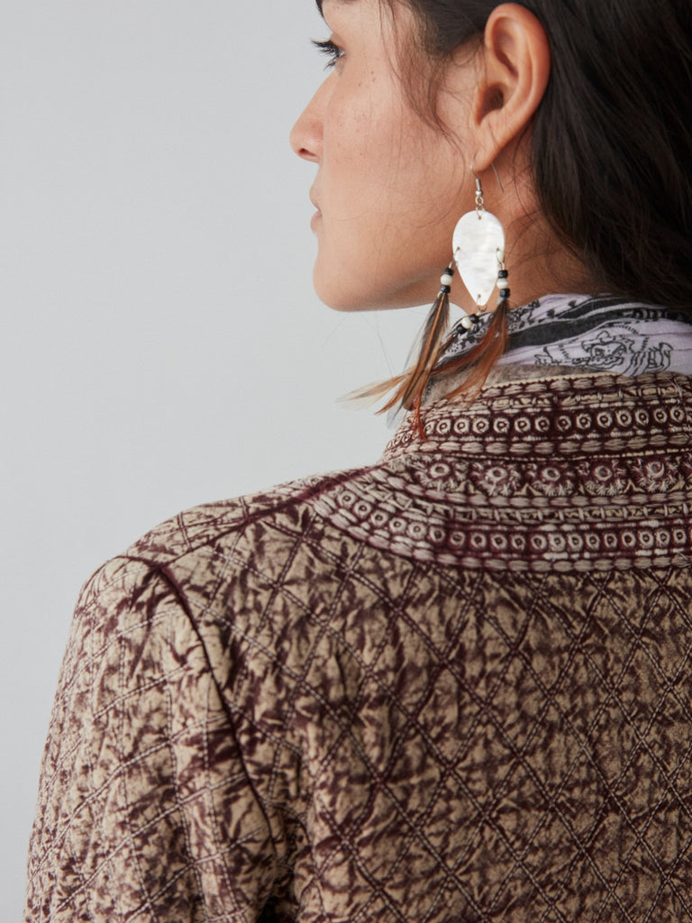 Camilla Jacket - Amritsar Sangria - Maison Hotel