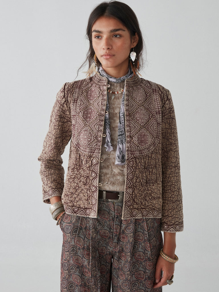 Camilla Jacket - Amritsar Sangria - Maison Hotel