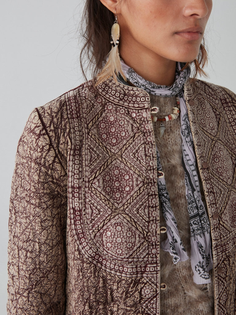Camilla Jacket - Amritsar Sangria - Maison Hotel
