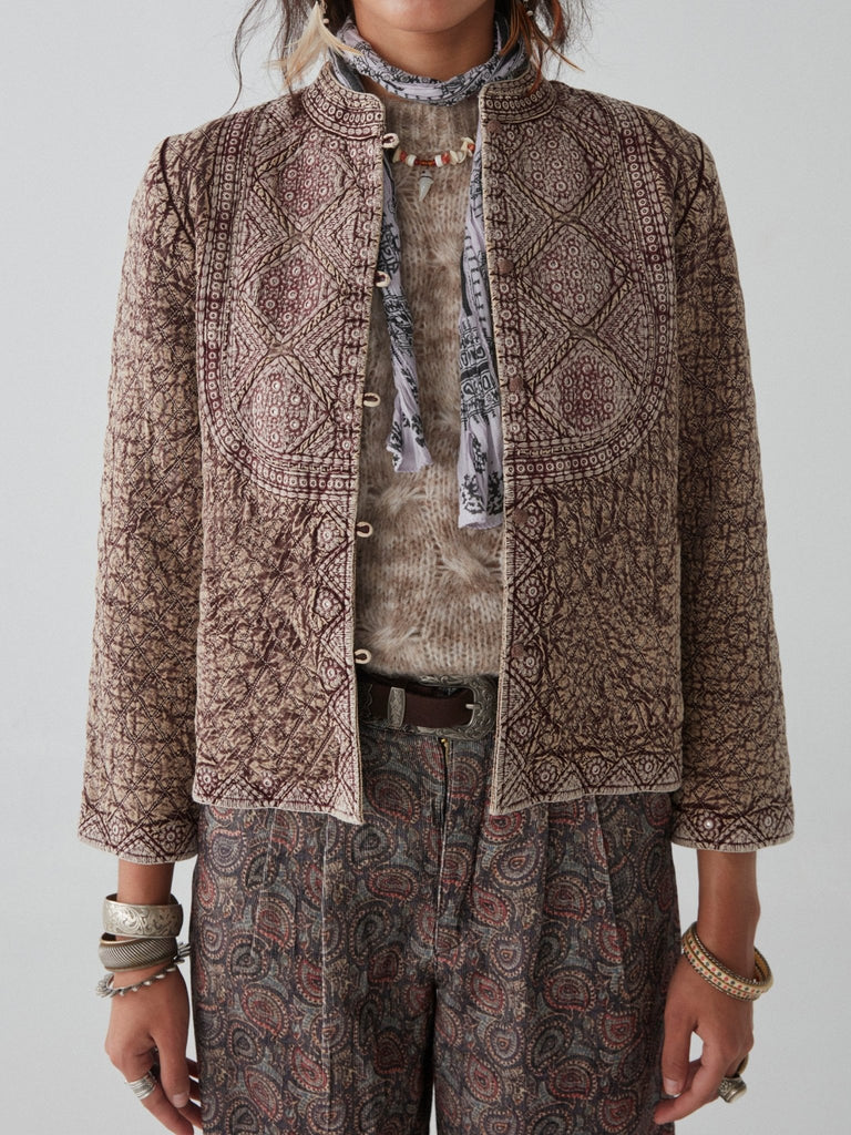 Camilla Jacket - Amritsar Sangria - Maison Hotel