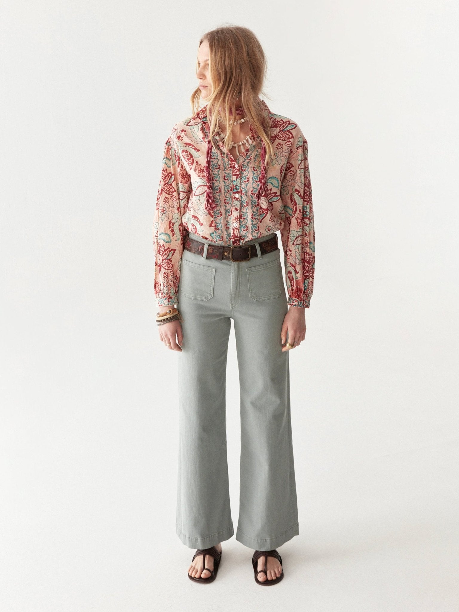 Edna Pant - Dark Aqua - Maison Hotel