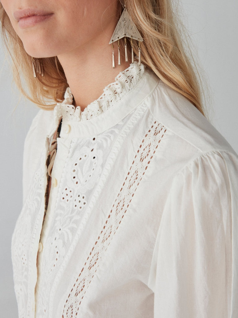 Emanuelle Blouse - Panna Cotta - Maison Hotel