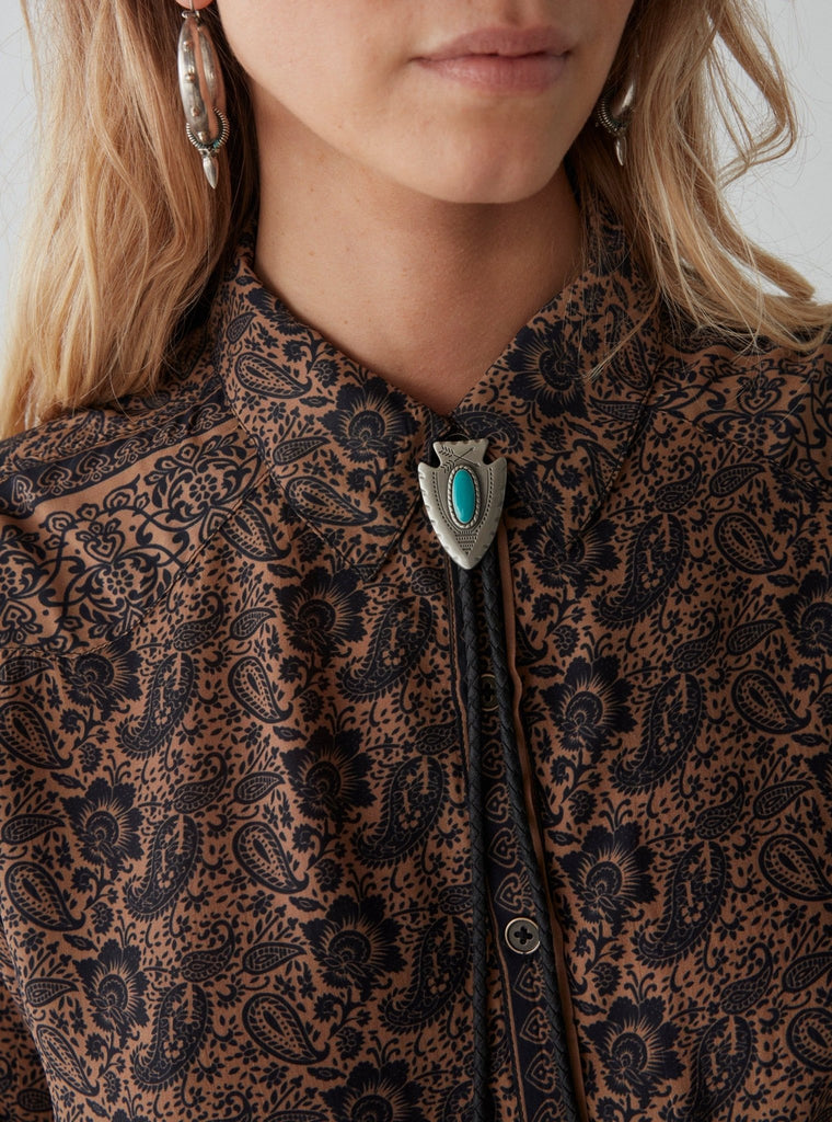 Etta Blouse - Black Pepper - Maison Hotel