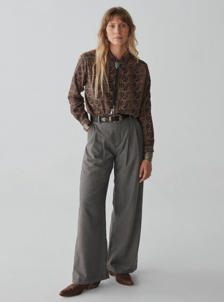 Etta Blouse - Black Pepper - Maison Hotel