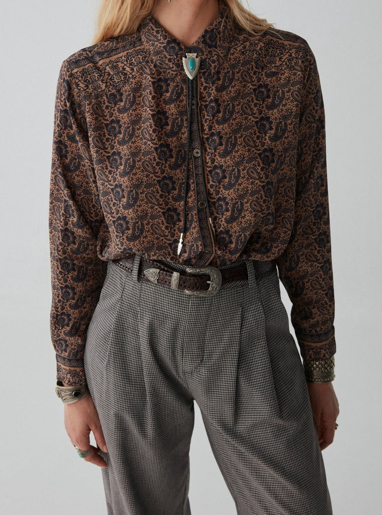 Etta Blouse - Black Pepper - Maison Hotel