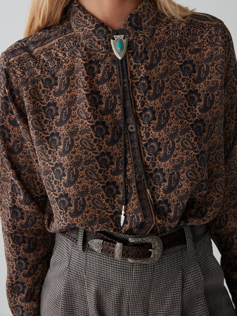 Etta Blouse - Black Pepper - Maison Hotel