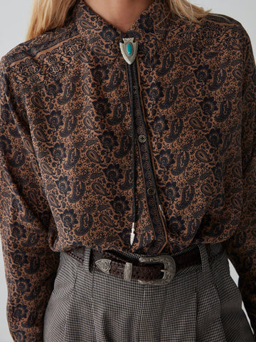 Etta Blouse - Black Pepper - Maison Hotel