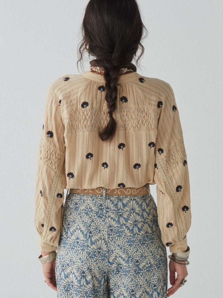 Fleur Blouse - Geranium Ivory - Maison Hotel