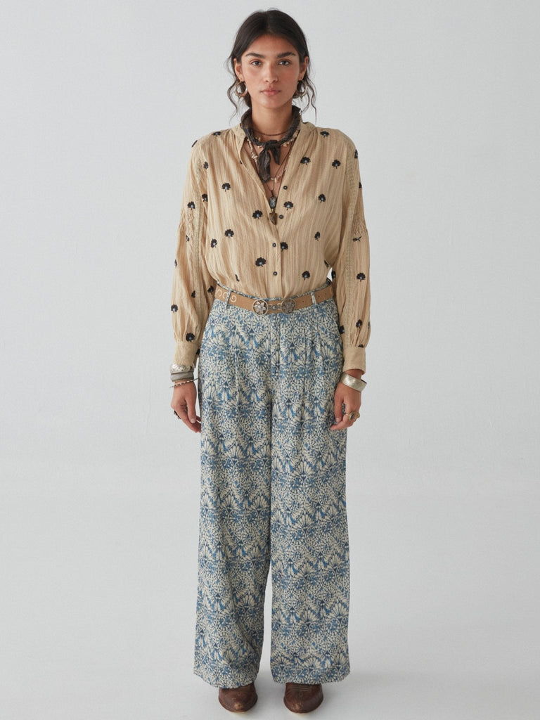 Fleur Blouse - Geranium Ivory - Maison Hotel