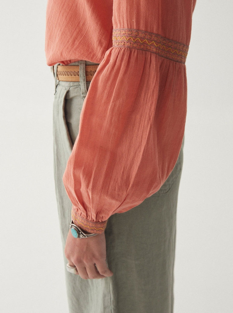 Franziska Blouse - Ischia Rust - Maison Hotel