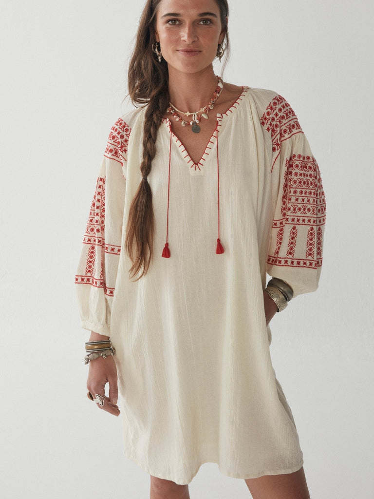 Guadalupe Tunic - Oaxaca Rojo - Maison Hotel