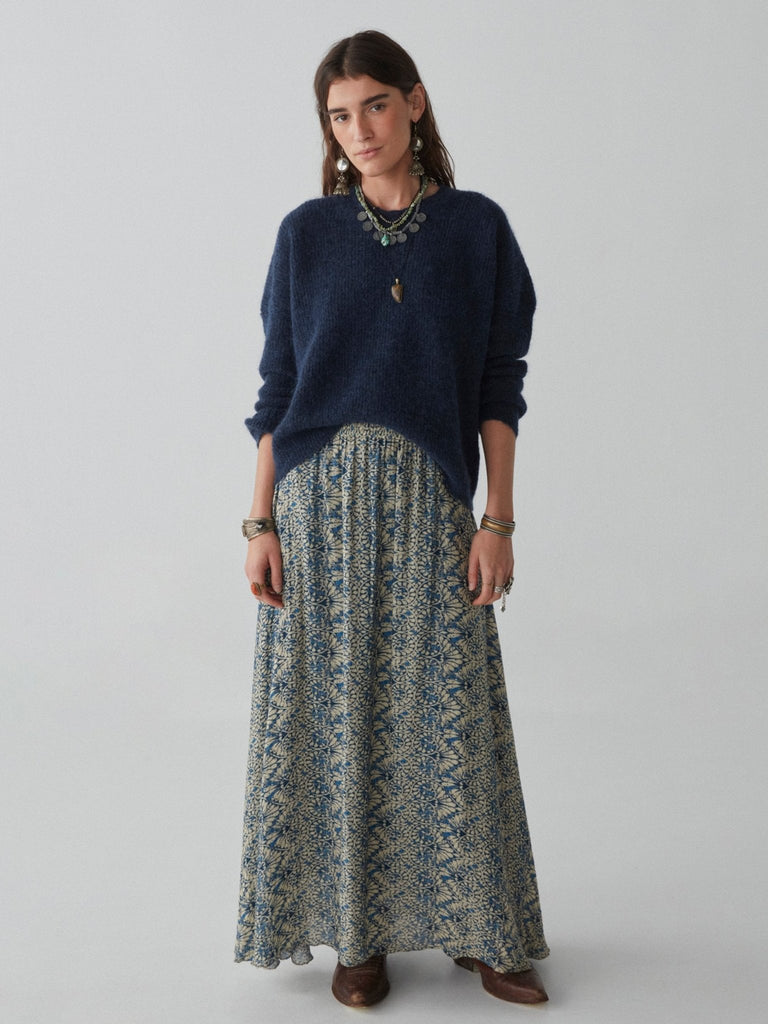 Ines Skirt - Lapis Lazuli - Maison Hotel
