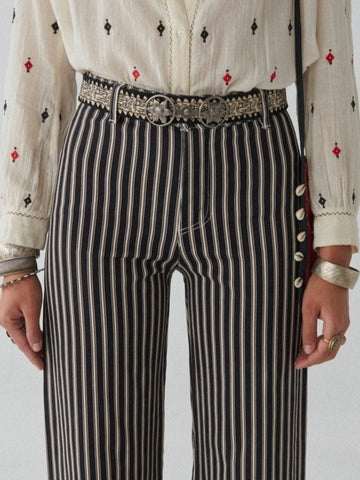 Jack Pant - White Stripes - Maison Hotel
