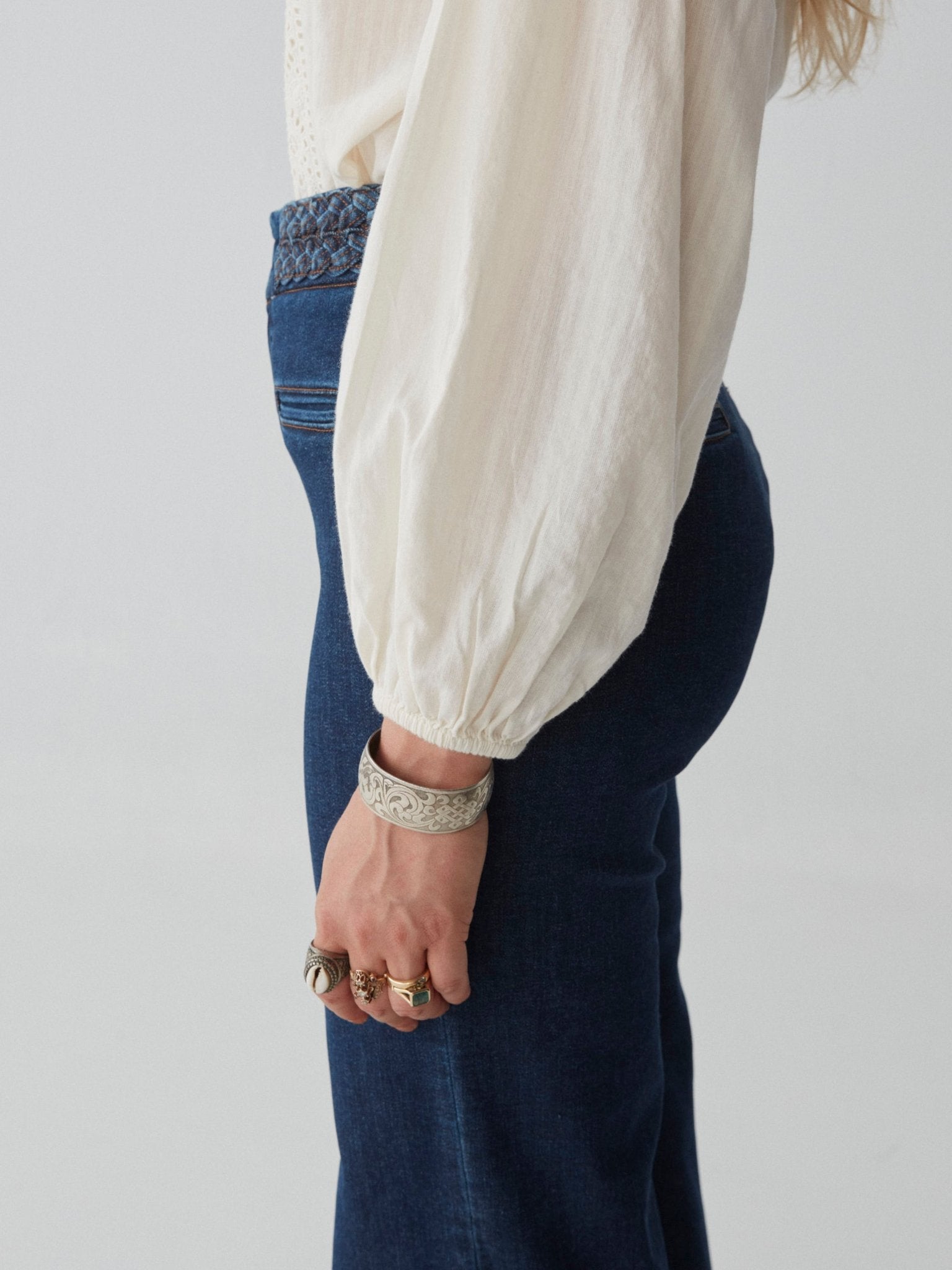 Josephine Blouse - Broderie Merengue - Maison Hotel