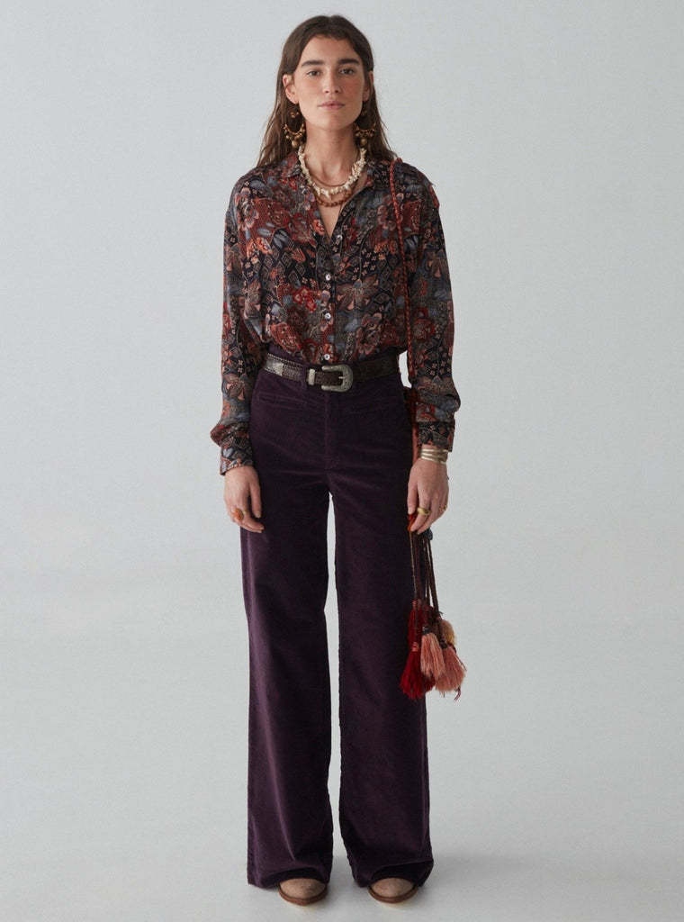 Kahlo Blouse - Jawaian Sunset - Maison Hotel