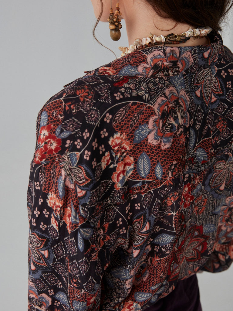 Kahlo Blouse - Jawaian Sunset - Maison Hotel