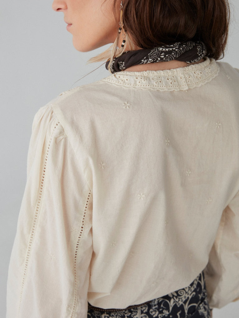 Lily Blouse - Hamlet Ivory - Maison Hotel