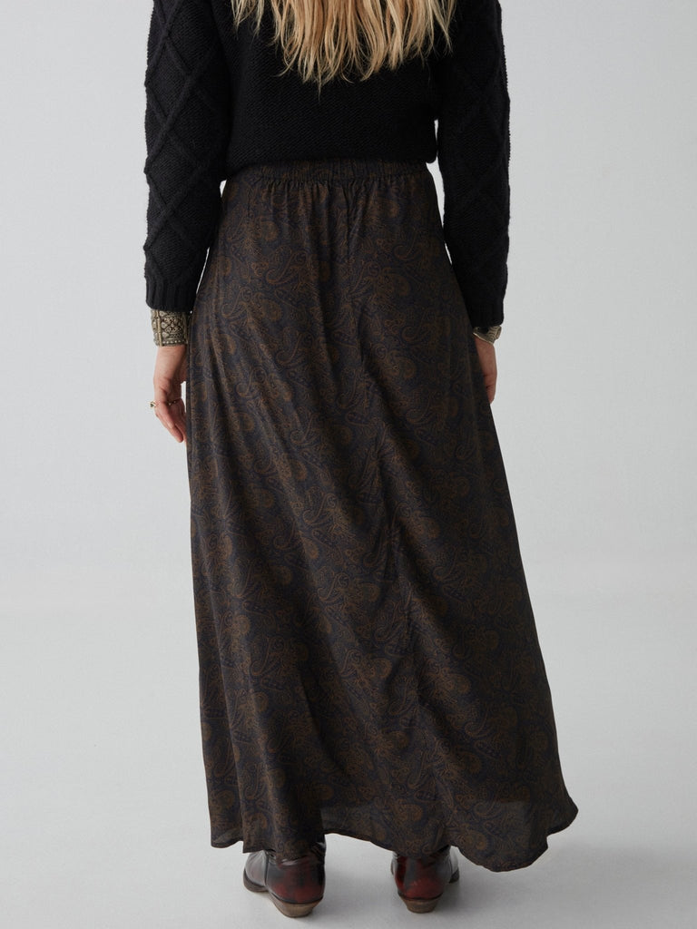 Lola Skirt - Cachemira Moutarde - Maison Hotel