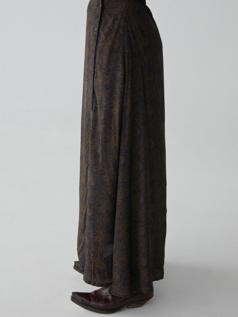 Lola Skirt - Cachemira Moutarde - Maison Hotel