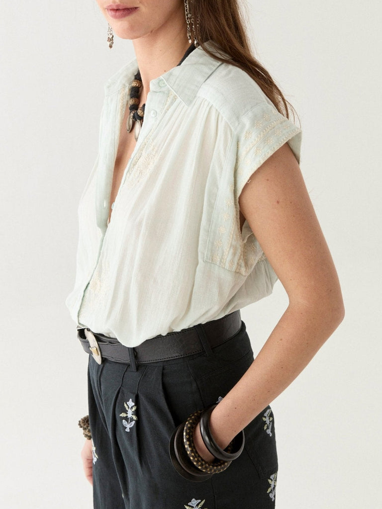 Mafalda Blouse - Daisy Azzuro - Maison Hotel
