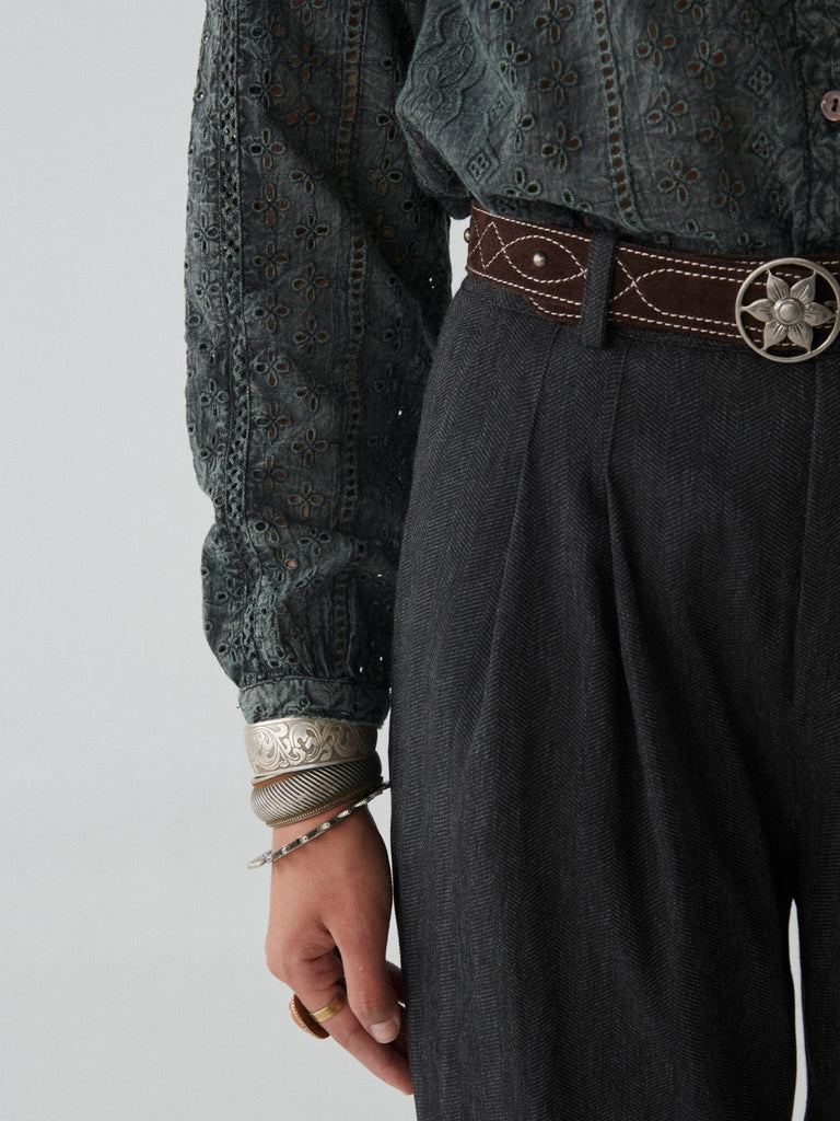 Mathilde Blouse - Gray Garden - Maison Hotel