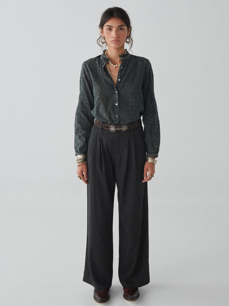 Mathilde Blouse - Gray Garden - Maison Hotel
