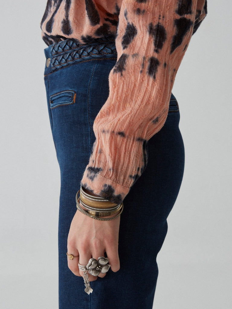 Mia Blouse - Flame Pink - Maison Hotel
