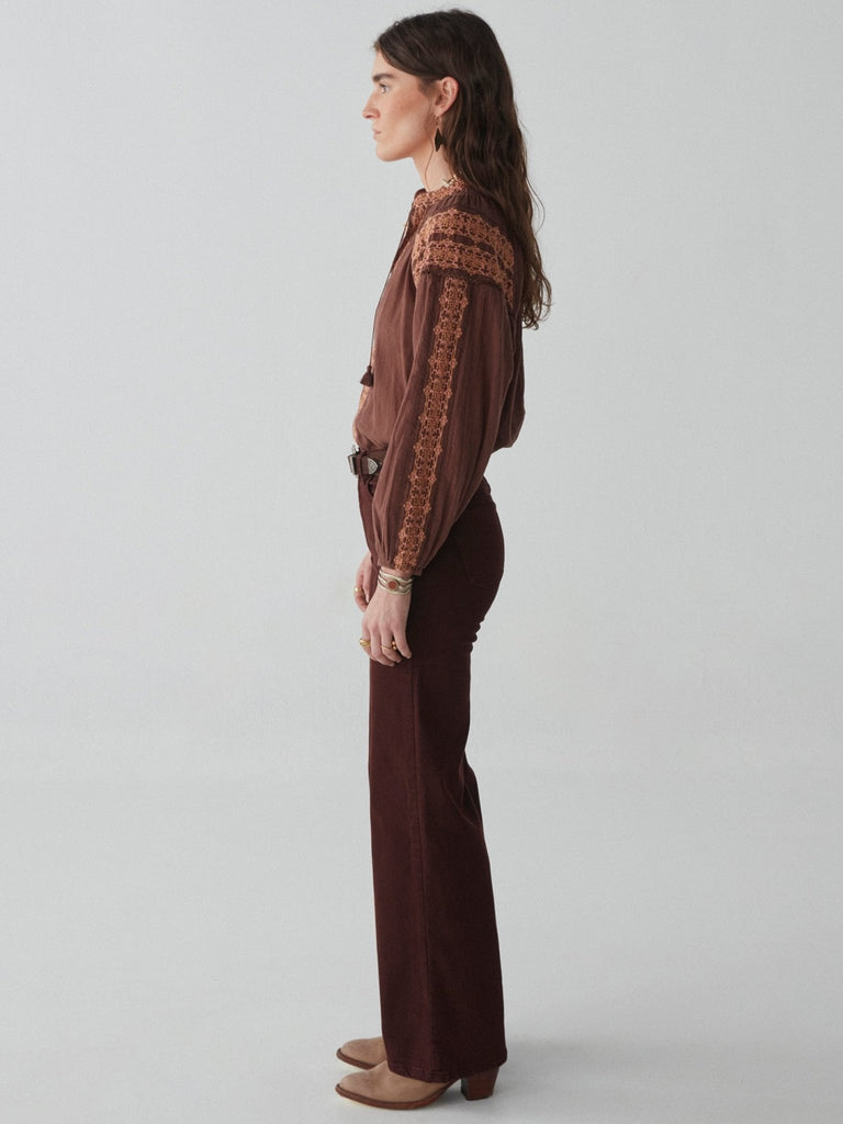 Paula Pant - Brick Brown - Maison Hotel