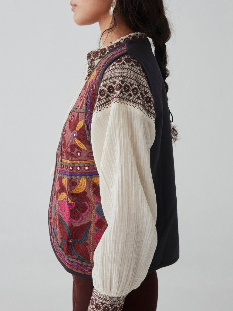 Payal Vest - Purshkar Grape - Maison Hotel