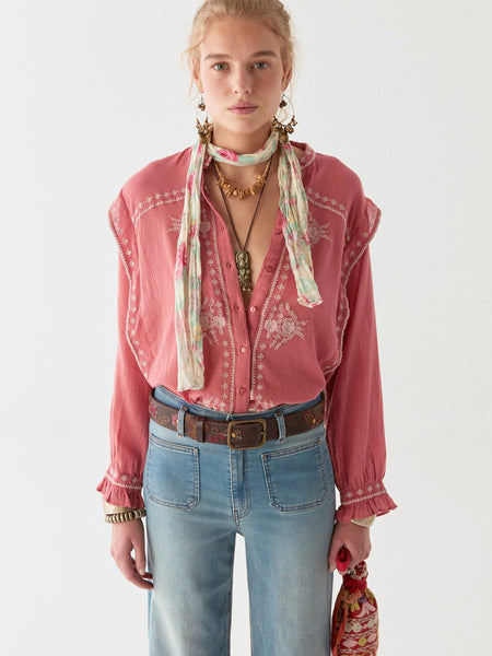 【完売品】Gajess ガジェス Marguerite Blouse Muguet blouse | Gajess